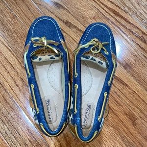 Sperry Leopard Boat Shoes